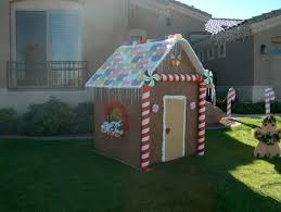 cardboard gingerbread house