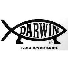 darwin fish sticker