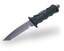 titanium diving knife