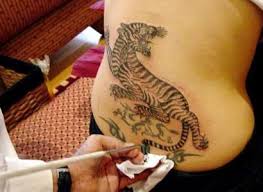 korean tiger tattoo