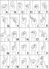 printable sign language alphabet