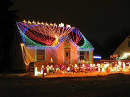 christmas light installation