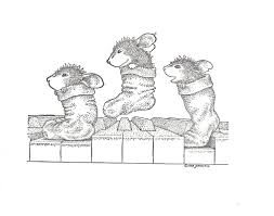 house mouse stamp