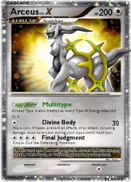 carte pokemon arceus niveau x