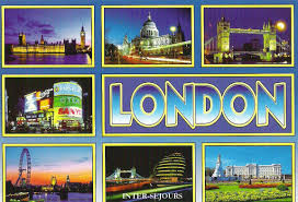 carte postale londres