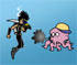 diving for treasure