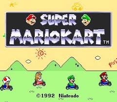 snes super mario kart