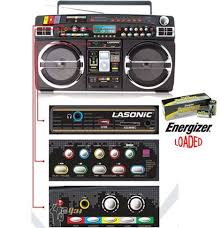 ghetto blaster ipod dock