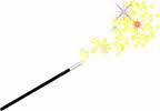 animated magic wand