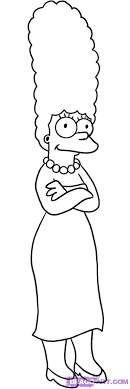 drawing simpsons
