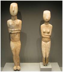 cycladic statues