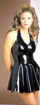 vinyl dress