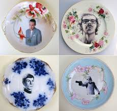 antique dinner plates