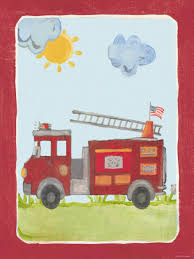 fire engine decor