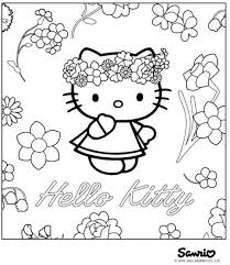 hello kitty coloring pictures