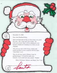 a letter to santa