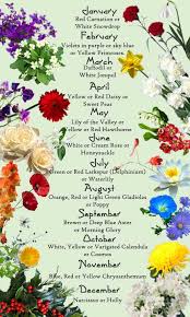 month flowers