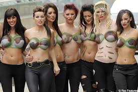 models soldiers