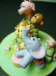 animal cake topper