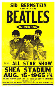 beatles shea stadium poster