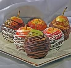 chocolate dipped apples