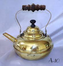 brass tea pots