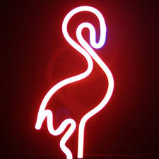 flamingo neon light