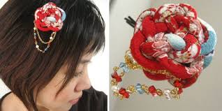 kimono hair accessories