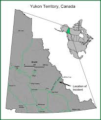 map of yukon