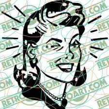 retro woman