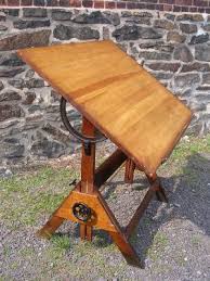 oak drafting tables