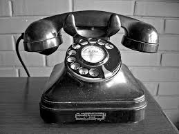 an old telephone