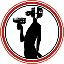 a man with a movie camera