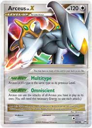 carte pokemon arceus niveau x