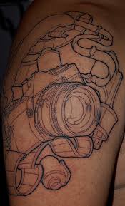 camera tattoo