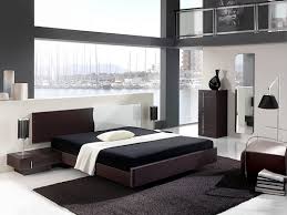 Bedroom With Black Furniture