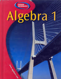 algebra 1 book glencoe