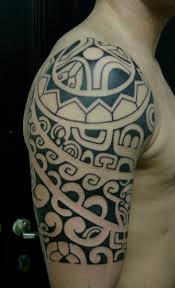 hawaiian lettering tattoos