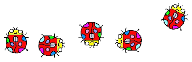 five little ladybugs