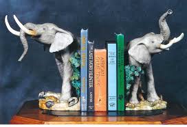 elephant bookend