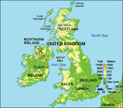 weather map of england