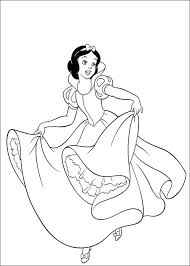 snow white coloring pictures