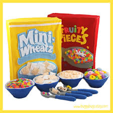 felt food patterns