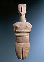 cycladic statues