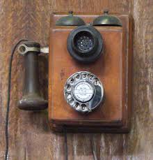 an old telephone