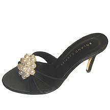 satin mule