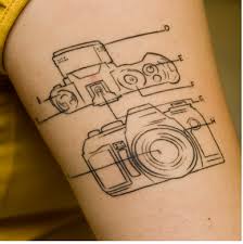 camera tattoo