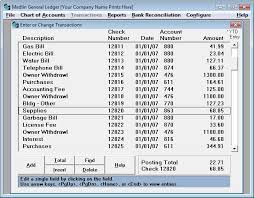 accounting ledger