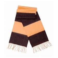 black and gold scarf
