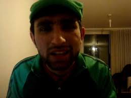 afridi bites ball